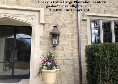 Sheryl's Extra Large Plantation Gas Lantern