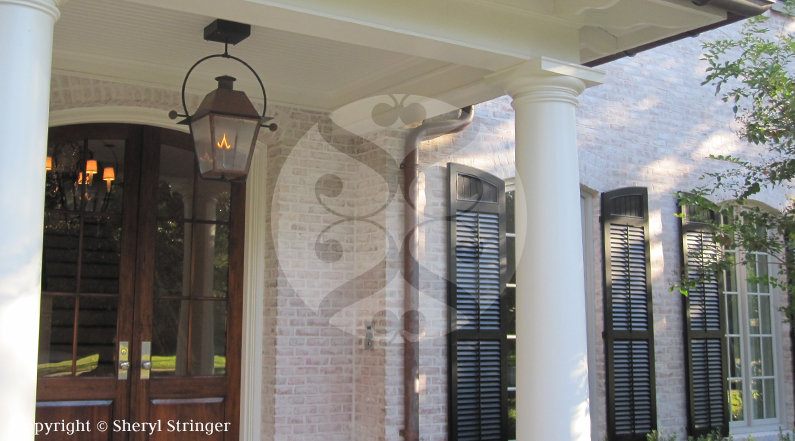 gas front porch lanterns