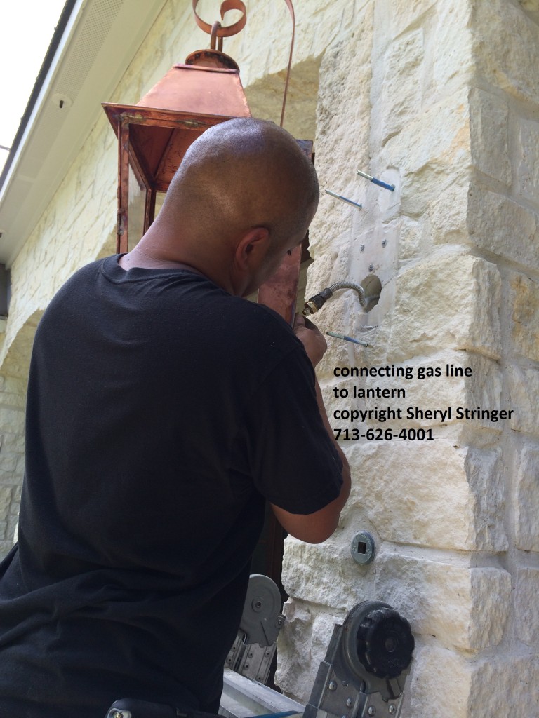 Gas Lantern Installation Gas Lanterns and Lights