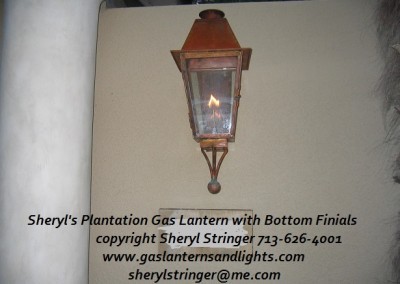 Plantation Gas Lantern