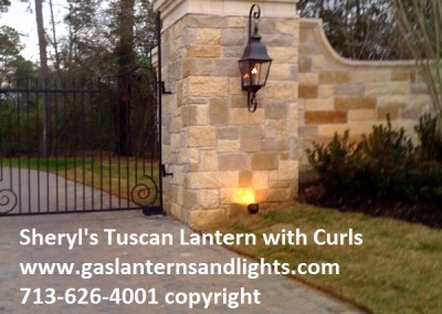 Tuscan Gas Lanterns