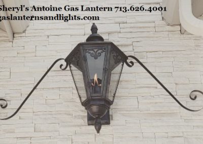 Antoine Gas Lantern with Mustache